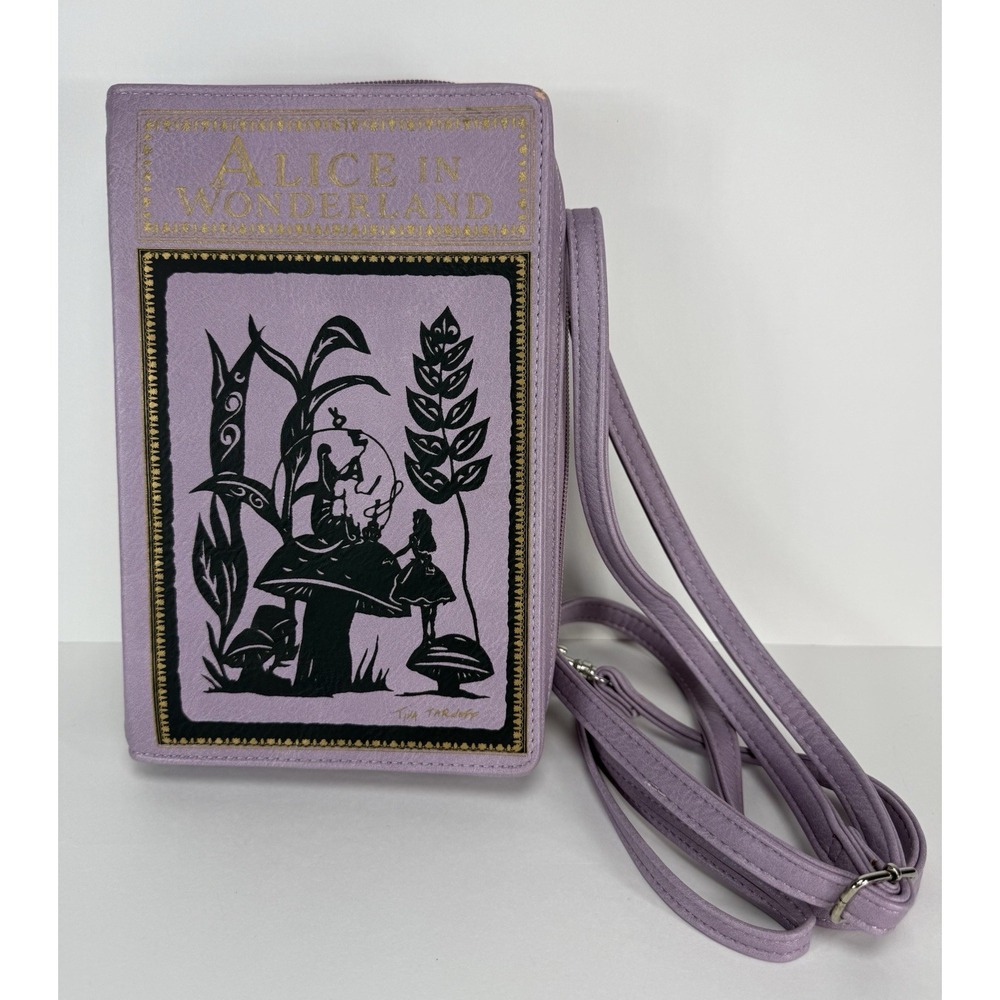 Alice in Wonderland Book Cover Purse - Clutch Bag - Book Lover Gifts
